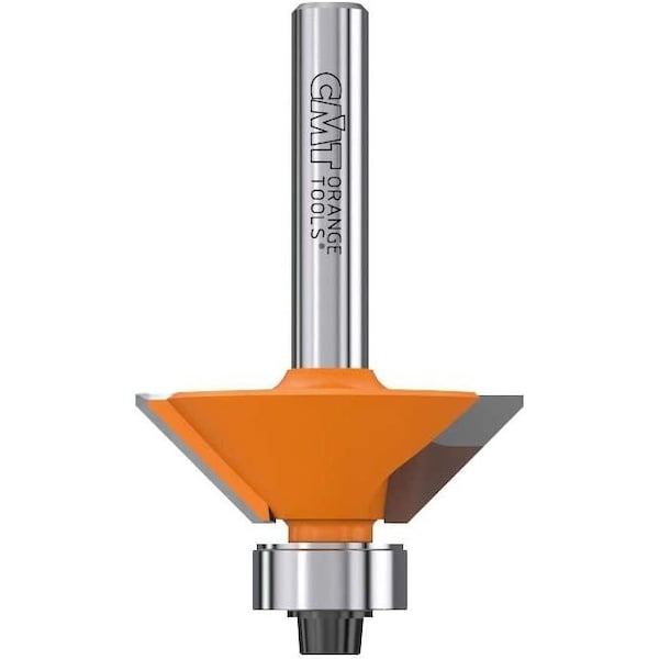 Chamfer Bit, 1/4-Inch Shank, 1-1/4-Inch Diameter, Carbide-Tipped